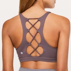 Lululemon Tied To It Bra Antique Bark